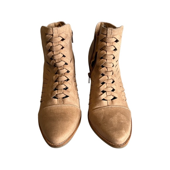 Coconut Brown  By Matisse Miranda Fringe Booties Size 10M - Picture 11 of 16